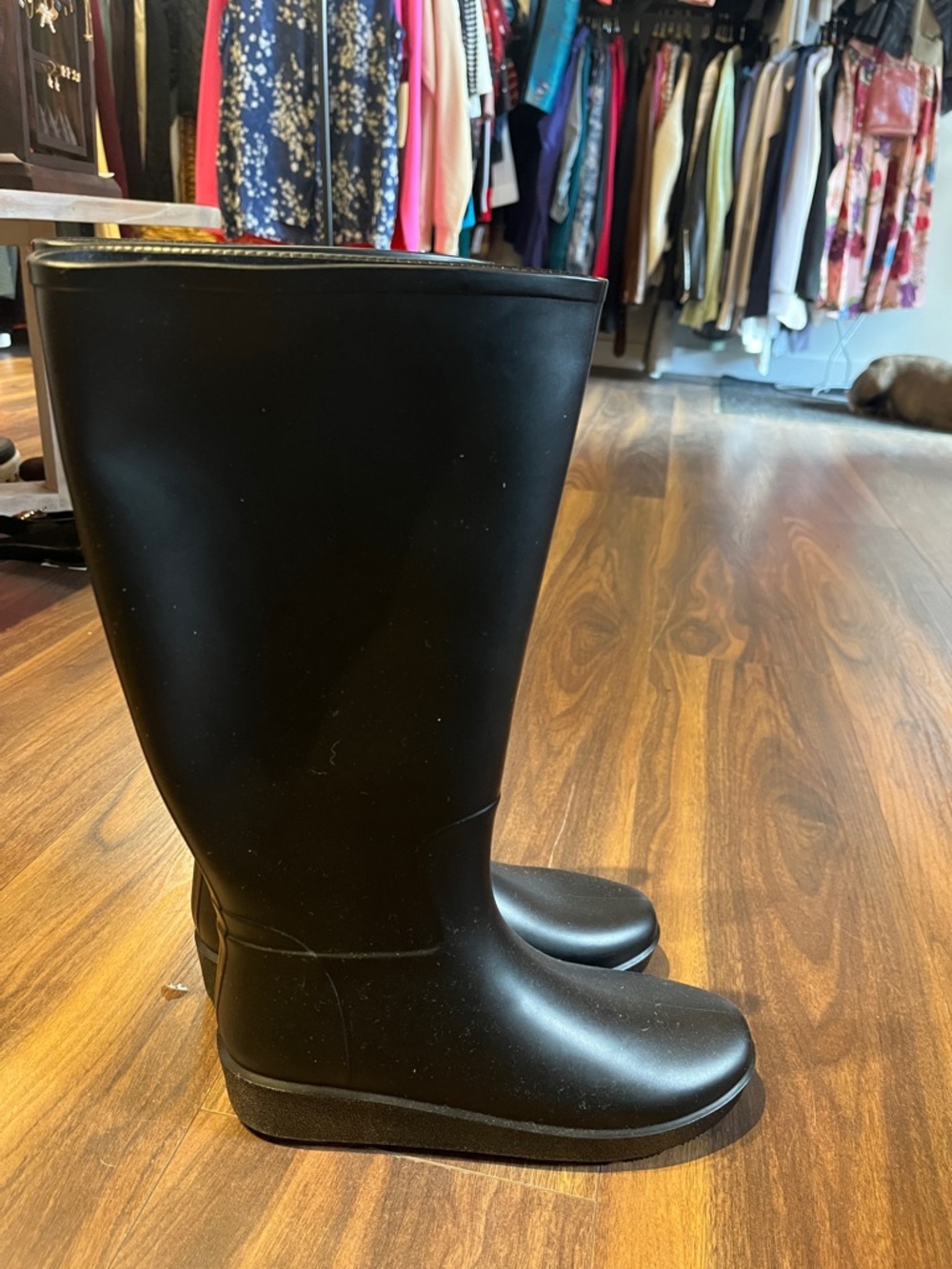 Classic Black Tall Rain Boots